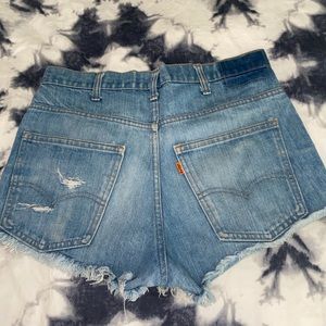 Levi’s orange tab shorts